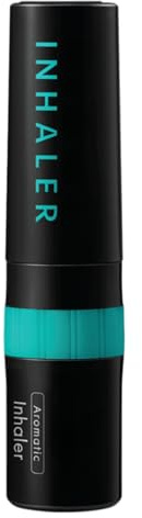 Inalatore di menta piperita Inalatore nasale tailandese con oli essenziali – Benessere naturale per inalazione e applicazione (nero)