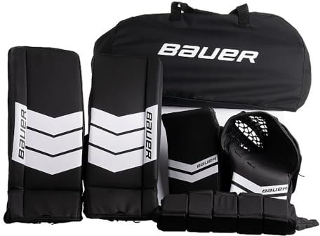 Bauer - Set da portiere da hockey su ghiaccio Learn to Save Bambini 22