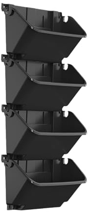 SueaLe 4PCS irrigazione verticale parete fioriera per interni ed esterni sistemi di irrigazione automatica a parete vasi da giardino appeso fioriera