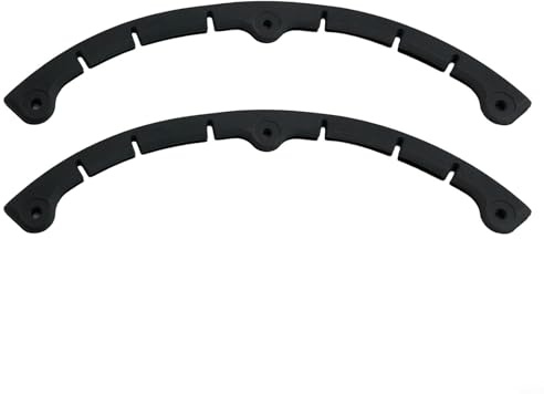 Yhenlovtt Bar-Guard - Protector de cubierta negro para 2 unidades, protector de nariz de plástico, snowboard, esquís, monopatines, tiras y longboards (tipo A-L)