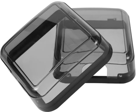 ELAYARD Copertura per Presa Elettrica Esterna 2 Pezzi Protezione per Spina Adesivo Autoadesivo in PP Resistente All’Umidità per Bagno e Ambienti Umidi Installazione senza Attrezzi