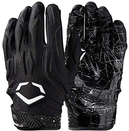 WILSON Football Handschuhe EvoShieldd Stunt Top-Padded Youth (YL)