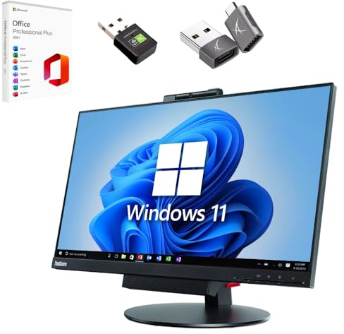 Lenovo All in One ThinkCentre TIO24 Gen3 24″ Full HD | Intel Core i7 | Display Port USB 3 | 16 Go | 512 Go | 24″ FullHD Webcam Windows 11 Pro (reconditionné)