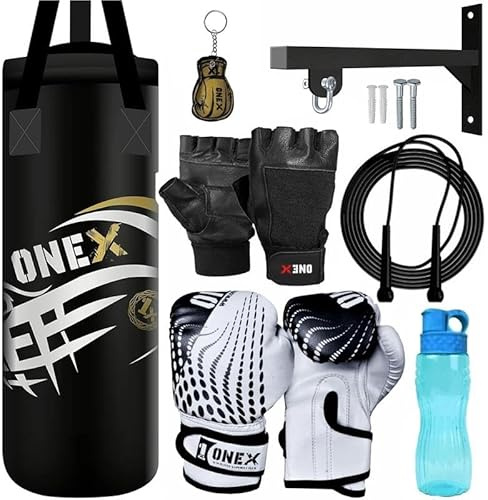 Boxing bag Junior punching bag set punch bags Cycling Gloves Kickboxing Muay Thai Kids traning bag Gloves MMA Martial Arts water Bottle 2FT Boxing Set for girls and boys.