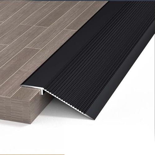 Bodenschiene, Selbstklebend, Höhenausgleichsprofil, Übergangsprofil Höhenausgleichsprofil, Nahtdeckprofil, Aluminium Übergangsleiste, Bodenprofil Alu Silber, Böden Überbrücken Die Lücke ( Color : A ,