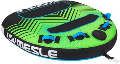 Mesle Bouée Tractée Vapor 2 Personnes, Gonflable Bouée Bateau & Jet Ski Nautique, Bouée Tractable Nautique pour Enfants & Adultes