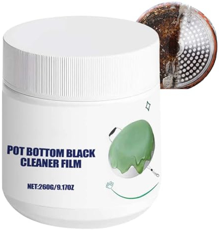 Pasta sgrassante per pentole, detergente per macchie nere sul fondo delle pots, rimuove il grasso bruciato da padelle e teglie, pasta detergente multi, detergente per pentole acciaio inox (1pcs)