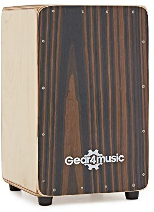 Compact Cajon by Gear4music, Ebony