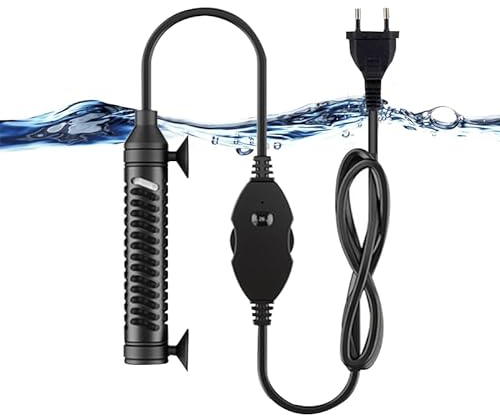 GERUI Aquarium Heizung 35W/50W (1L-20L), Aquarium Heizung mit Temperatur Controller Heizstab Aquarium für Fischtanks und Aquarium mit Übertemperaturschutz (50W)