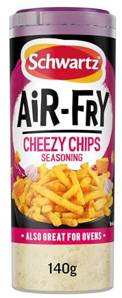 Schwartz Cheezy Chips Seasoning Mix 140g | Deliciously Cheesy Flavour for Air Fryer Chips | Perfect for Snack Lovers