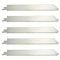 1/5/10pcs 22,9 cm 16TPI lama per sega alternativa non verniciata a denti fini in acciaio inox lame per sega (1 pz)