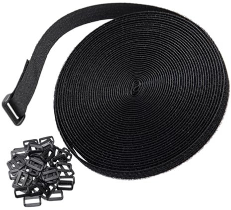 VILLCASE Adjustable Cable Ties Hook and Loop Straps Reusable Nylon Cinch Straps for Organizing