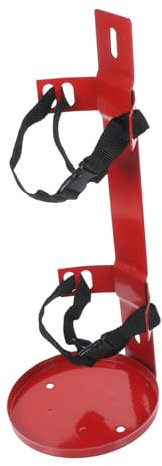 jojofuny Estante Para Extintores De Pared Soporte De Montaje Con Correas Ajustables Para Oficinas y Hogares Soporte De Pared Para Extintor