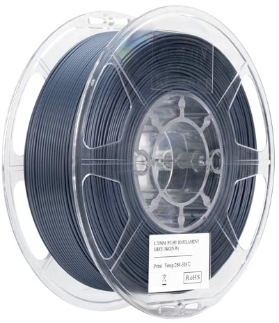 eSUN PC-HT Filament 1.75mm Grå 0.5KG | Extrem värmebeständighet och slagtålighet. Precision +/- 0.03mm. Idealisk för tuffa tekniska och mekaniska utskrifter.