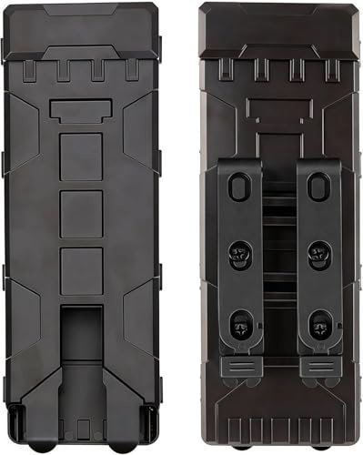 Scatola porta caricatori tattica Molle da 10 colpi calibro 12, porta caricatori per ricarica, custodia per munizioni, custodia per softair e paintball (Black)