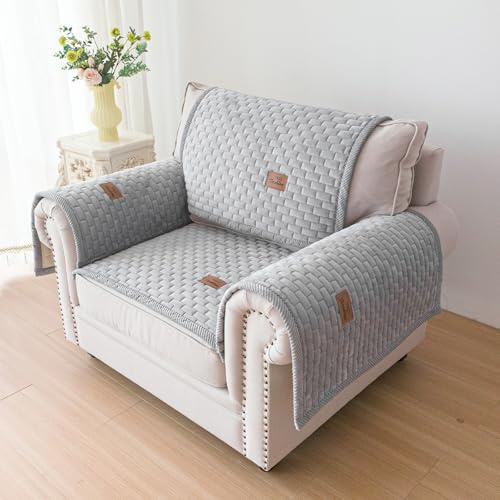 PJLZJFBY Flannel Non Slip Couch Covers for Dogs, 28âx28â Pet Sofa Protector