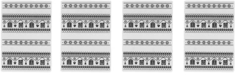 Plantilla de Estampado 4 Piezas Moldes de Plantillas para Manualidades DIY Prácticos Patrones Lindos Diseño en Relieve para Hacer Tarjetas Invitaciones Plástico 17,8 cm 12,5 cm