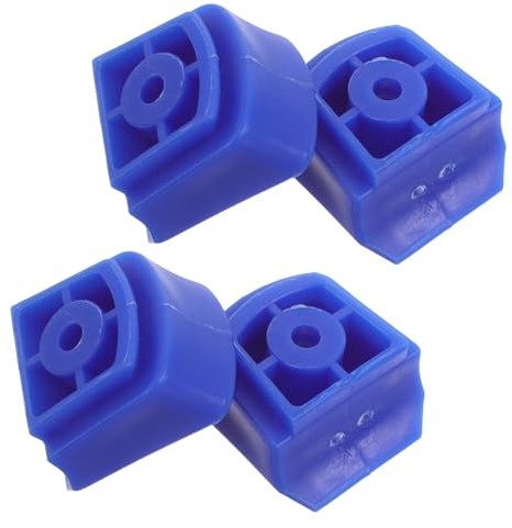 TEMPNAP 6 St Roller Skate Stoppers i Gummi Små Bromsblock för Tåbroms Non-slip Bromsbelägg för Inline och Quad Skridskor Passform med Enkel Installation för Säker Åkning