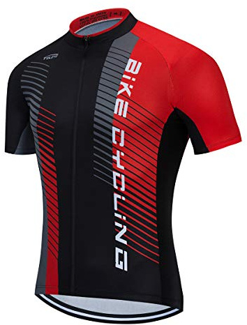 Weimostar Herren Radtrikot Sommer Jungen Mountainbike Fahrradbekleidung Atmungsaktive Fahrradtrikots