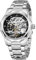 FORSINING Automatische mechanische Uhr, Skelett, wasserdicht, Chronograph, Business, Mode, analoge Armbanduhr, Skelett-Mode