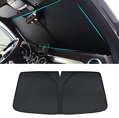 LUKBUT Ajuste para Mercedes Benz Vito V260 W447 2015-2021, Parasol para Parabrisas de Coche, Parasol portátil Plegable para Ventana Delantera de Coche, fácil de Usar