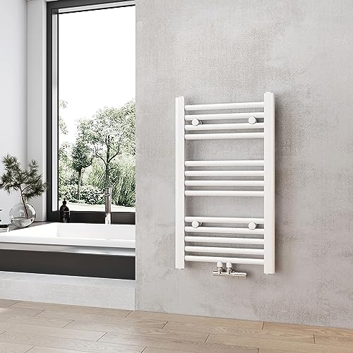 Heilmetz Badheizkörper Weiß Handtuchtrockner Heizung 700 x 400 mm Bad Heizkörper Handtuchheizkörper Handtuchwärmer