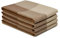Encasa XO Ensemble de Serviettes de Cuisine en Coton - Torchons à Thé et Chiffons de Vaisselle Très Absorbants 70x45 cm pour Laver, Sécher la Vaisselle et Nettoyer - Pack de 4 - Beige