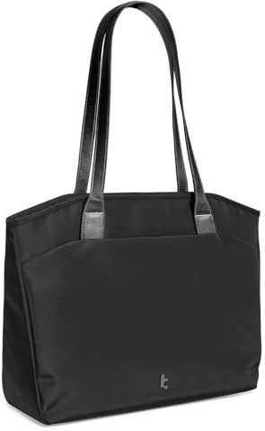 tomtoc Tote Bag for Women Water-resistant Laptop Shoulder Bag Ladies Lightweight Large Capacity Shopping Bag Daily Office Work Business Travel School Computer Handbag Fits up to 16 inch MacBook Pro