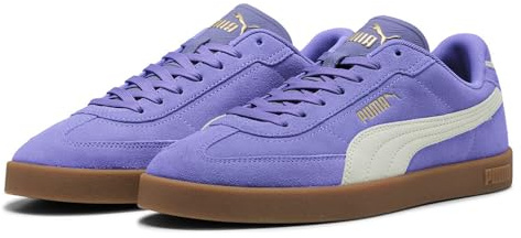 Puma Puma Club II Era - Sneaker Unisex in Pelle Scamosciata, Ametista Scura Sage Frost Puma Gold, 40 EU