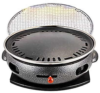 Parrilla de carbón portátil de sobremesa estufa de carbón para alimentos herramientas para barbacoa doméstica con rejilla parrilla de carbón para barbacoa cocina al aire libre picnic barbacoa