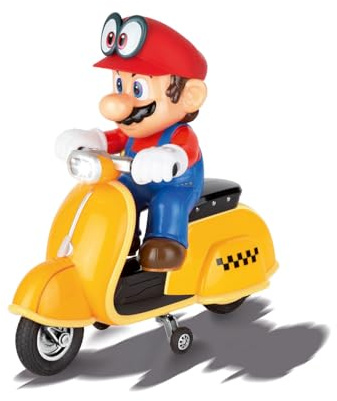 Carrera RC 370200992 Super Mario Odyssey Scooter – Ferngesteuerter Elektro-Roller für drinnen & draußen – Spielzeugroller für Kinder ab 6 Jahren & Erwachsene