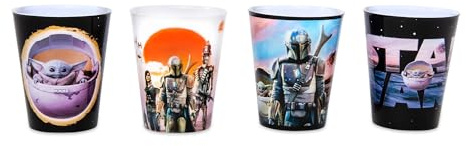 Star Wars: The Mandalorian 1.5-Ounce Plastic Mini Cups | Set of 4