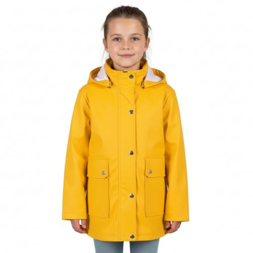 A2Z 4 Kids PU Raincoat Jacket Hooded Windbreaker Waterproof Outerwear UK