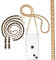 Pnakqil Coque avec Cordon pour Apple iPhone 11 Pro Max 6,5, Étui de Téléphone avec Lot de 2 Chaine métallique Bandouliere Collier Corde, Transparente TPU Souple Antichoc Bumper Housse, Lanyard 3