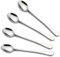 Latte Spoons Set of 4 Long Handle Iced Teaspoons Stainless Steel Cocktail Stirring Spoons for Coffee, Espresso, Hot Drinks, Chocolate, Dessert & Ice Cream