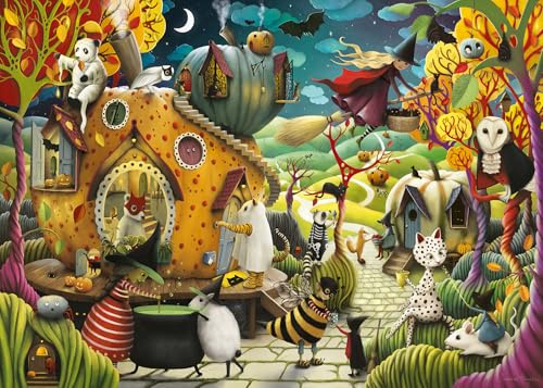 Ravensburger - Puzzle 1000 Piezas Halloween | Puzzle Adultos | Rompecabezas Adultos | para Toda La Familia | 70x50 Cm | Regalo Adulto