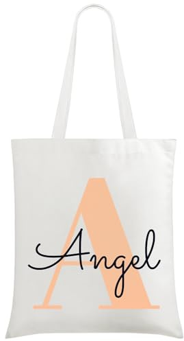 WACAR Bolsas de tela personalizadas de algodón reutilizables con asa para promoción de marca, regalo, uso diario, 34 x 39 cm, Bolsa de mano 02, Medium