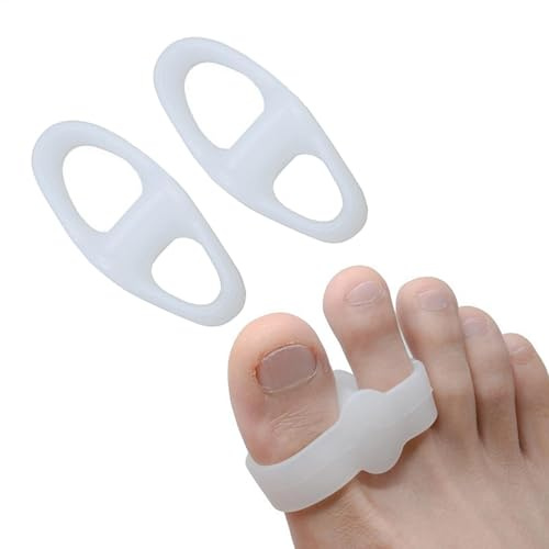 Écarteurs d'orteils en silicone pour redresseur d'orteils – Lisseur doux pour gros orteils, séparateurs d'orteils orthopédiques confortables pour les orteils qui se chevauchent, orteils en marteau,