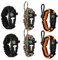 SUPRBIRD Paracord Survival Armband, 6 Stück Set Survival Armband für Herren Damen, Outdoor-Werkzeugset Enthält Kompass, Regenschirmseil, Einen Feuerstarter, Notfall Messer & Pfeifen