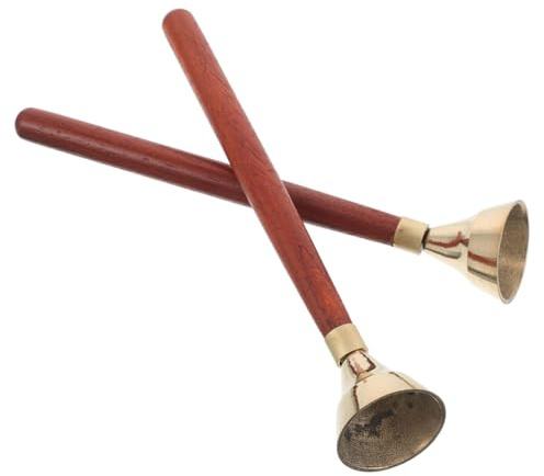 GALPADA Barnmusikinstrumentset Handkläpp med Ergonomiskt Handtag och Träkläpp för Orff Musikundervisning för Förskola och Musiklektioner
