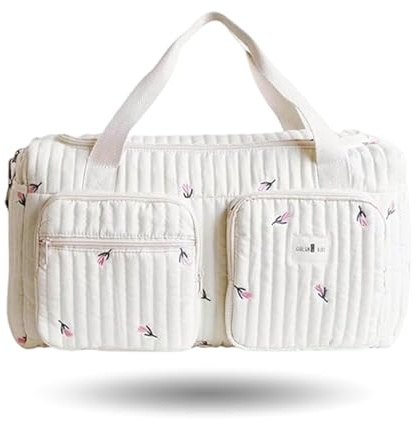 tiwuuyo Buffertväska, klinikväska, babyväskor för mamma, kapacitet quiltad skötväska, bärväska, mammy för mor, far, föräldrar