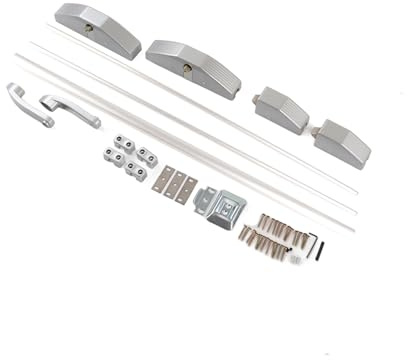 Emergency Exit Device, Durable Aluminum Alloy Panic Push Rod Lock with Double Locking Point, Easy Open Security Solution for Hotels and Factories
