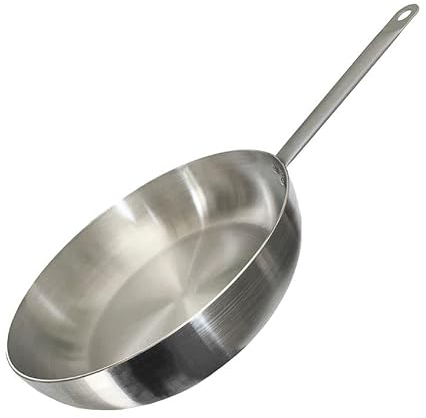 NOBILE LOVELYCARE Saltapasta alluminio 32cm professionale 7,5cm altezza manico robusto padella alta per mantecare e rosolare