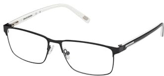 Skechers Brillengestell (Model SE3387) für Herren, Rechteckig, gefertigt aus Metall (inklusive Brillenetui)
