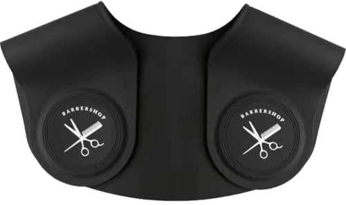 Luxylei Collier De Coupe De, Collier De Teinture en Silicone pour Coiffeur Professionnel, Collier De Coupe Doux pour Salon De Coiffure, Protection du Cou, Enveloppe D'épaule, Coussinet De Teinture