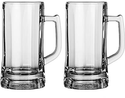Ölglasögon. Personlig pintglas, ölkopp ölmuggar klara glasmuggar Set med 2 lätta koppar for öl Kaffe Te Juice for varmt eller kallt