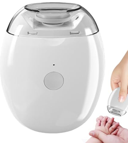 Coupe-ongles pour bébé – Coupe-ongles automatique 5 V/0,4 A | Lime à ongles électrique, coupe-ongles portable, lime à ongles avec 3 vitesses réglables, coupe pour enfants, personnes âgées, adultes