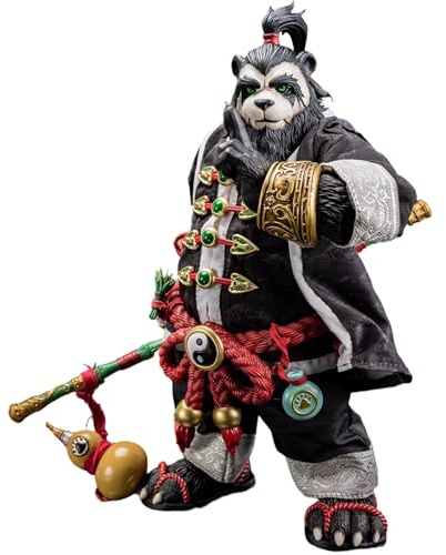 Nästa Fig MemoryTOYS World of Warcraft Pandaren WuQinglie-Cloud Wanderer Edition, mycket detaljerad artikulerad samlarfigur för vuxna spelare och fans -actionfigurer H-25 cm