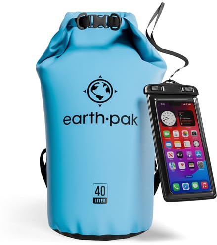 Waterproof Dry Bag 40L - Roll Top Sack for Kayaking Sailing Boating