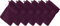 Erwin Müller Waschhandschuh Friedrichshafen 6er- Pack, 100% Baumwolle aubergine Größe 15x21 cm - Premium-Qualität, unvergleichlich saugfähig, hautsympathisch, formstabil (weitere Farben)